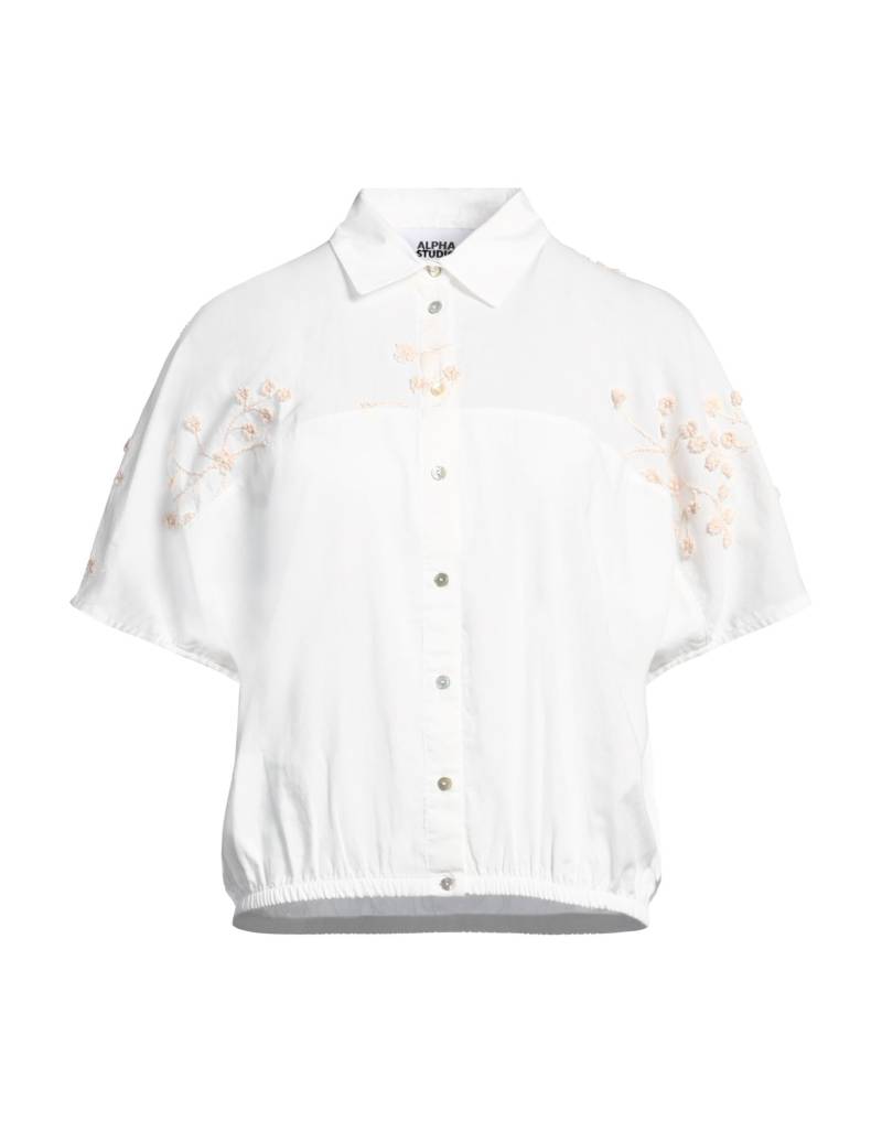 ALPHA STUDIO Hemd Damen Weiß von ALPHA STUDIO