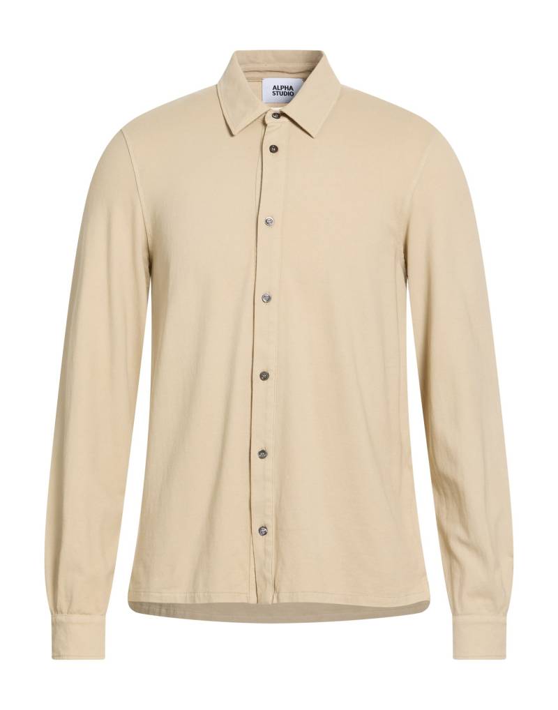ALPHA STUDIO Hemd Herren Beige von ALPHA STUDIO