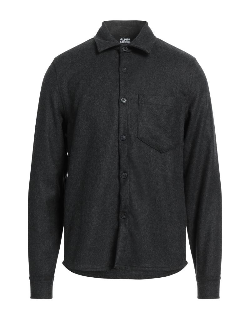 ALPHA STUDIO Hemd Herren Braungrau von ALPHA STUDIO