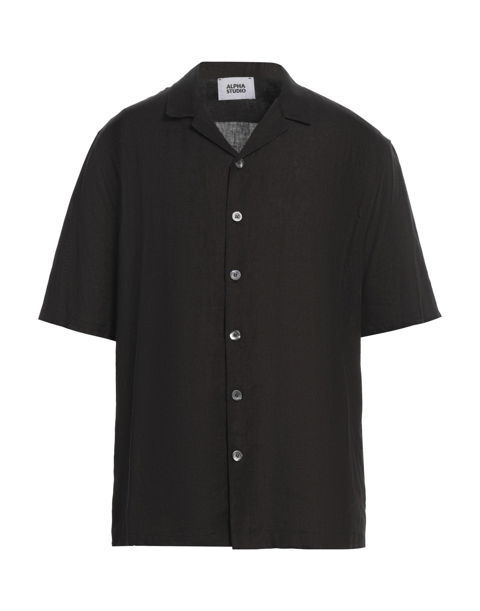 ALPHA STUDIO Hemd Herren Schwarz von ALPHA STUDIO