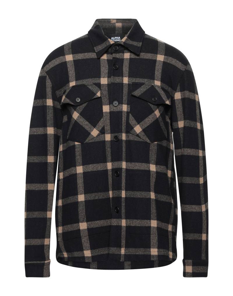 ALPHA STUDIO Hemd Herren Schwarz von ALPHA STUDIO
