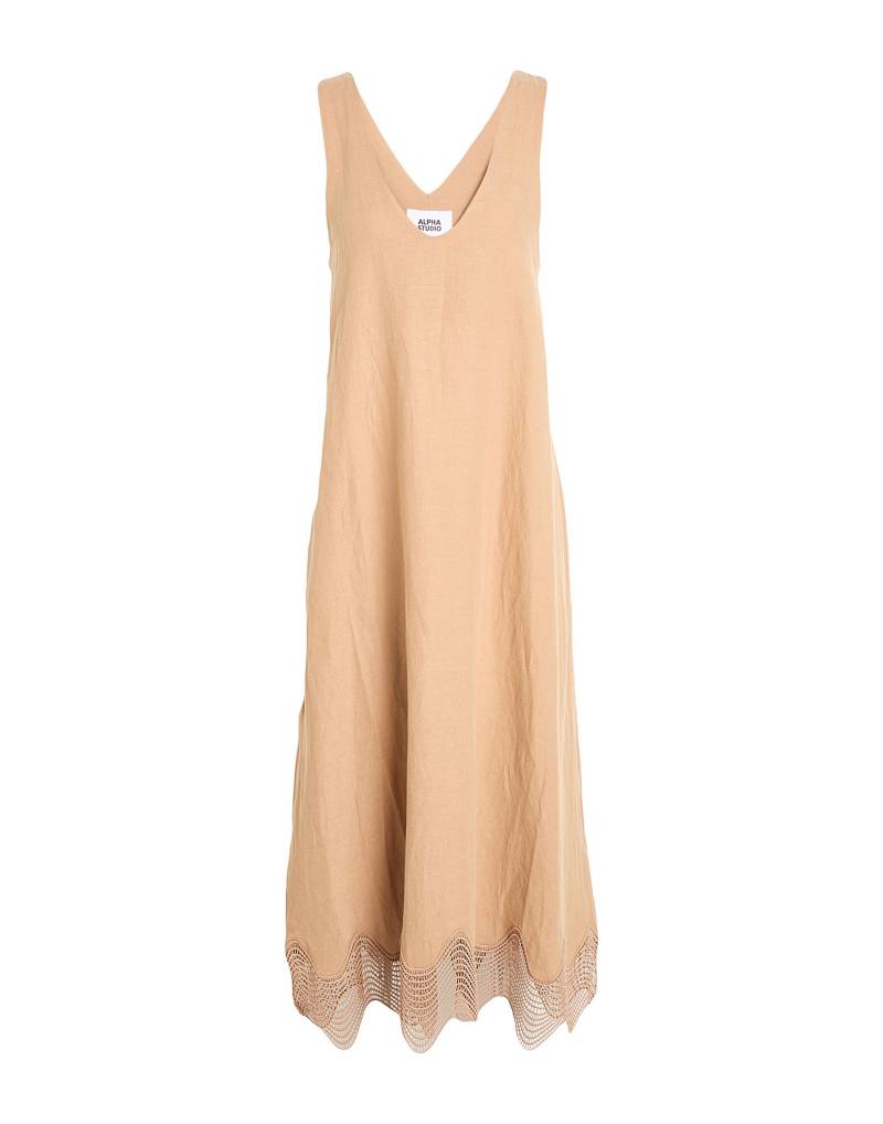 ALPHA STUDIO Maxi-kleid Damen Kamel von ALPHA STUDIO