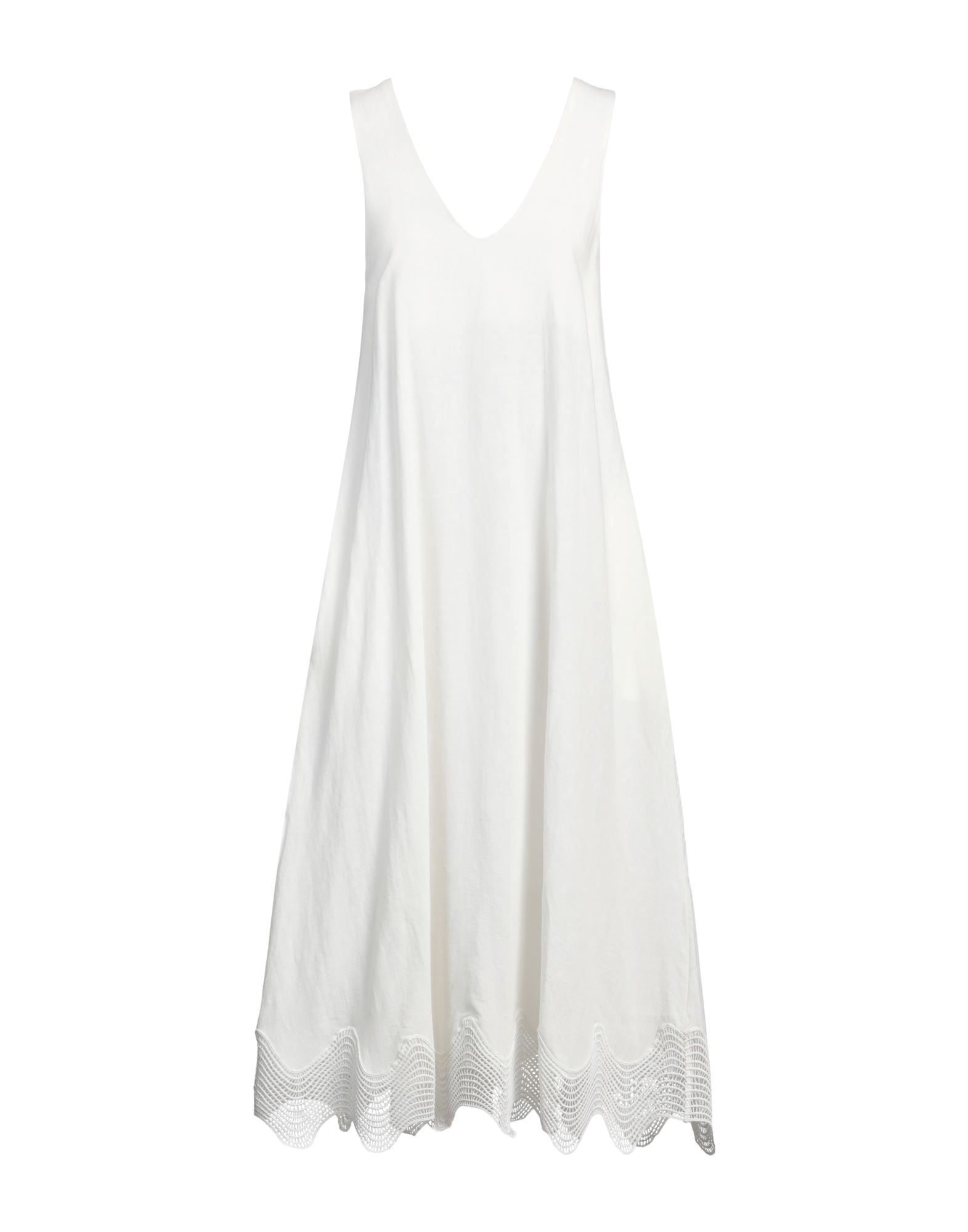 ALPHA STUDIO Maxi-kleid Damen Weiß ALPHA STUDIO Maxi-kleid Damen Weiß von ALPHA STUDIO