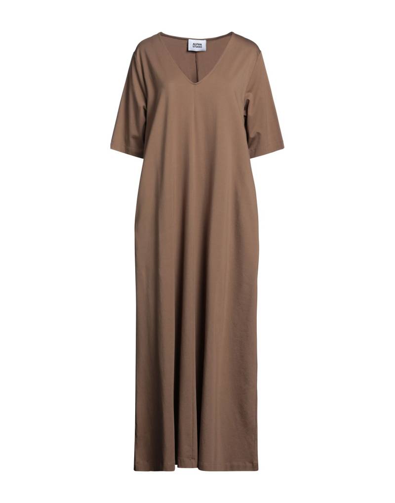 ALPHA STUDIO Midi-kleid Damen Braun ALPHA STUDIO Midi-kleid Damen Braun von ALPHA STUDIO