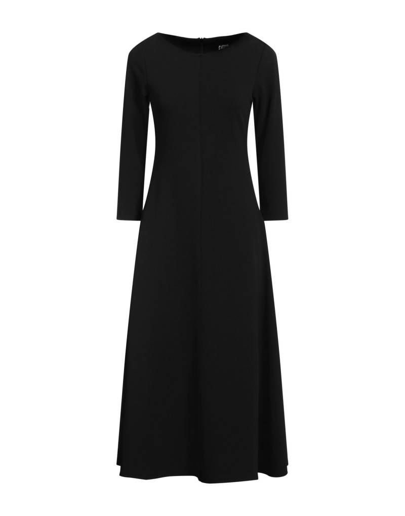 ALPHA STUDIO Midi-kleid Damen Schwarz von ALPHA STUDIO