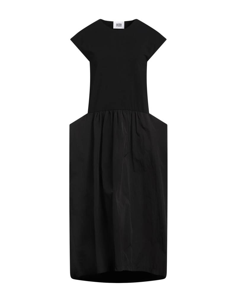 ALPHA STUDIO Midi-kleid Damen Schwarz von ALPHA STUDIO