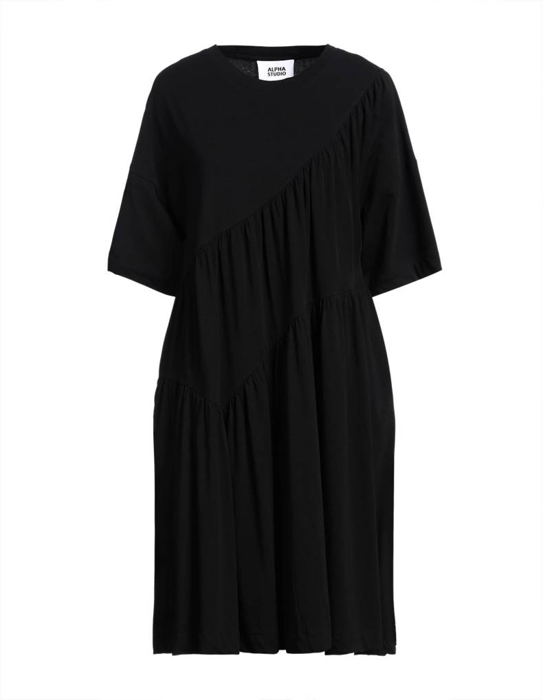 ALPHA STUDIO Midi-kleid Damen Schwarz von ALPHA STUDIO