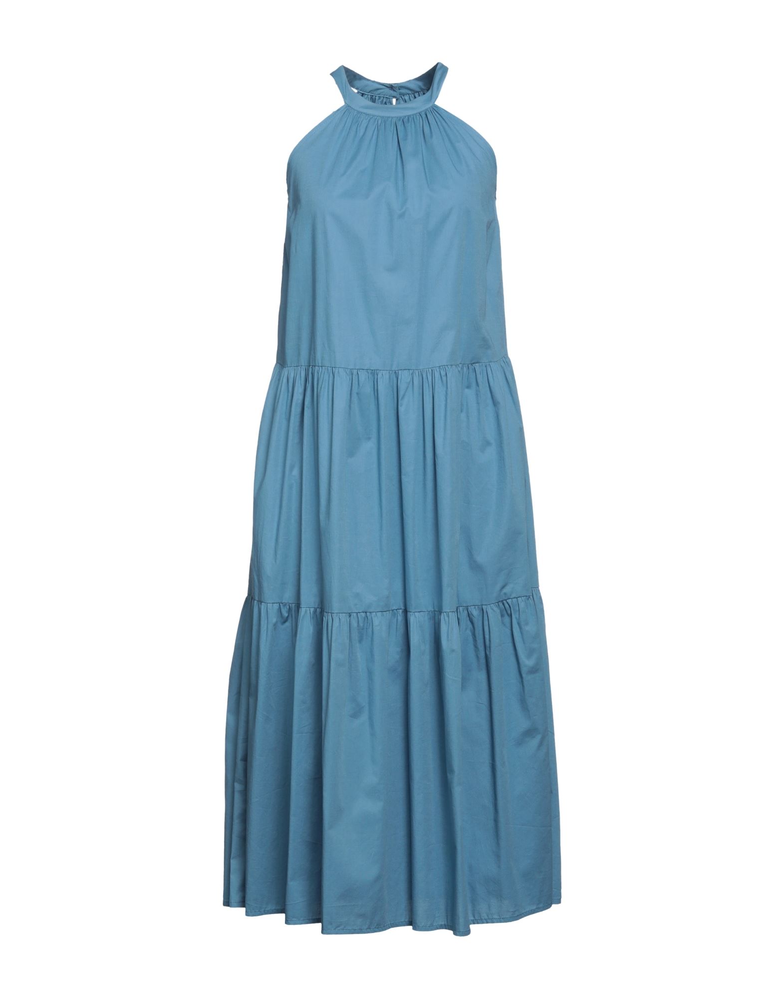 ALPHA STUDIO Midi-kleid Damen Taubenblau von ALPHA STUDIO