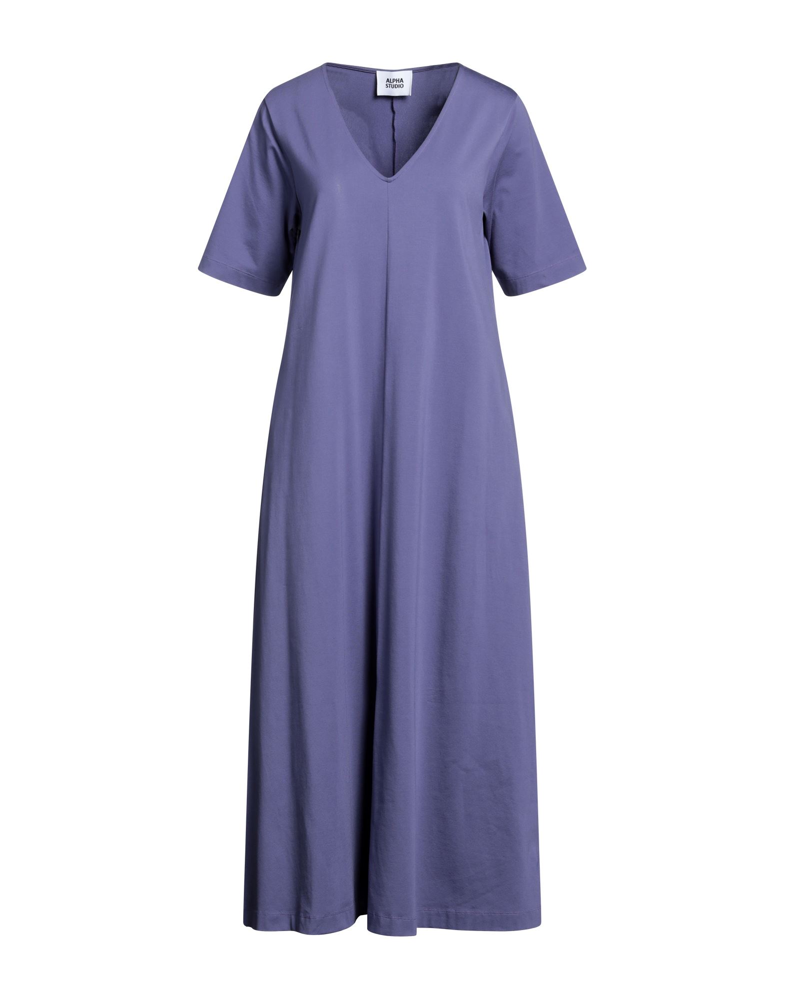 ALPHA STUDIO Midi-kleid Damen Taubenblau ALPHA STUDIO Midi-kleid Damen Taubenblau von ALPHA STUDIO