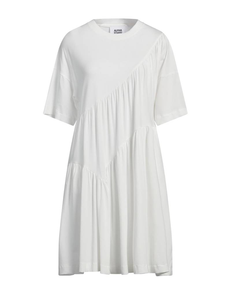 ALPHA STUDIO Midi-kleid Damen Weiß von ALPHA STUDIO