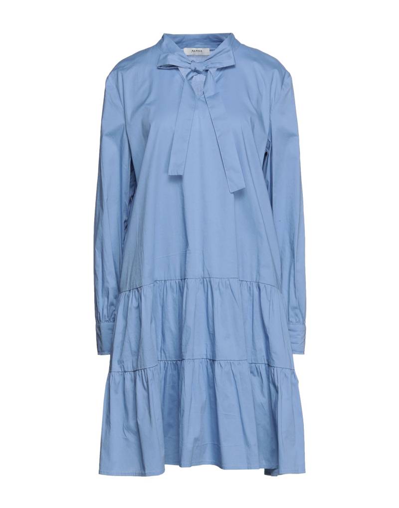 ALPHA STUDIO Mini-kleid Damen Blaugrau von ALPHA STUDIO