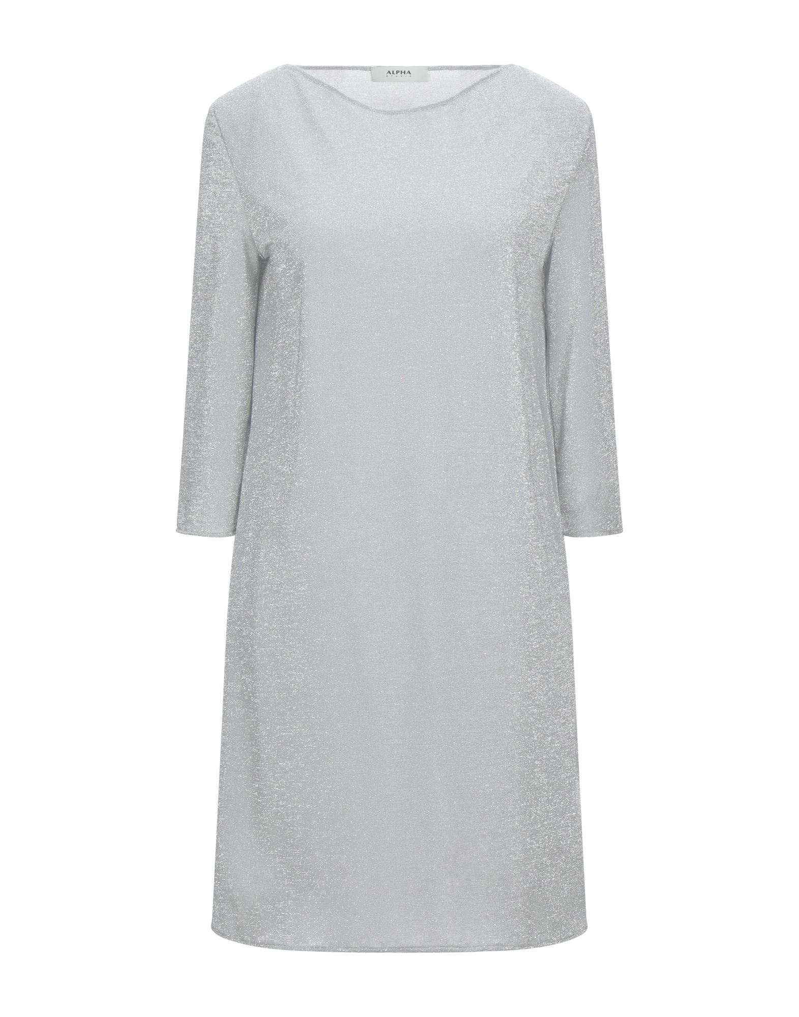 ALPHA STUDIO Mini-kleid Damen Silber ALPHA STUDIO Mini-kleid Damen Silber von ALPHA STUDIO