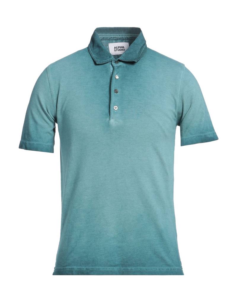 ALPHA STUDIO Poloshirt Herren Aquamarin von ALPHA STUDIO