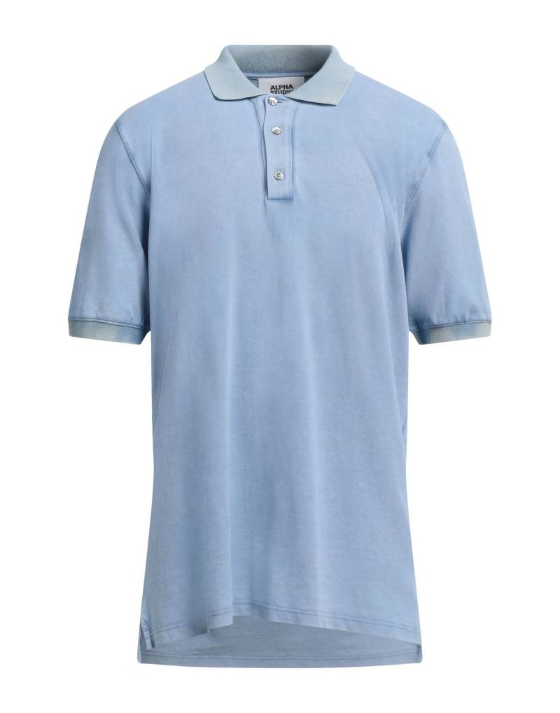 ALPHA STUDIO Poloshirt Herren Himmelblau von ALPHA STUDIO