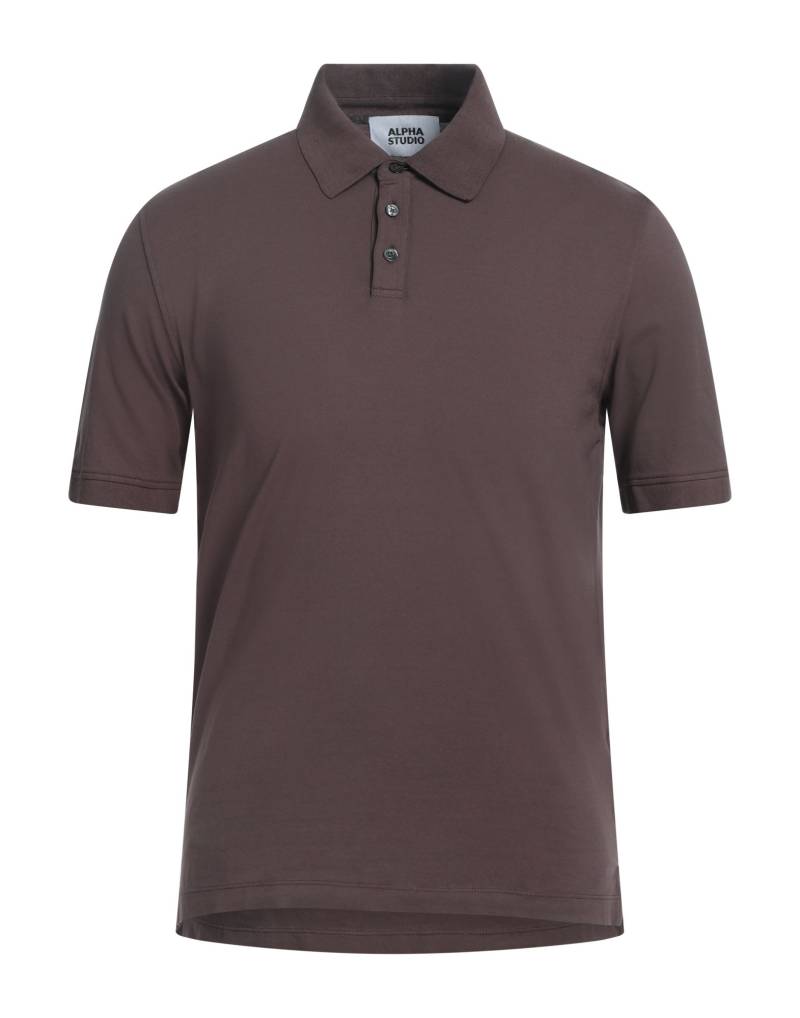 ALPHA STUDIO Poloshirt Herren Schokobraun von ALPHA STUDIO