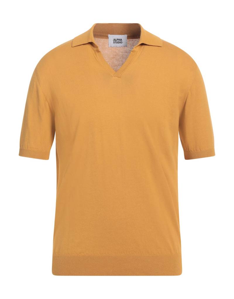 ALPHA STUDIO Pullover Herren Senf von ALPHA STUDIO