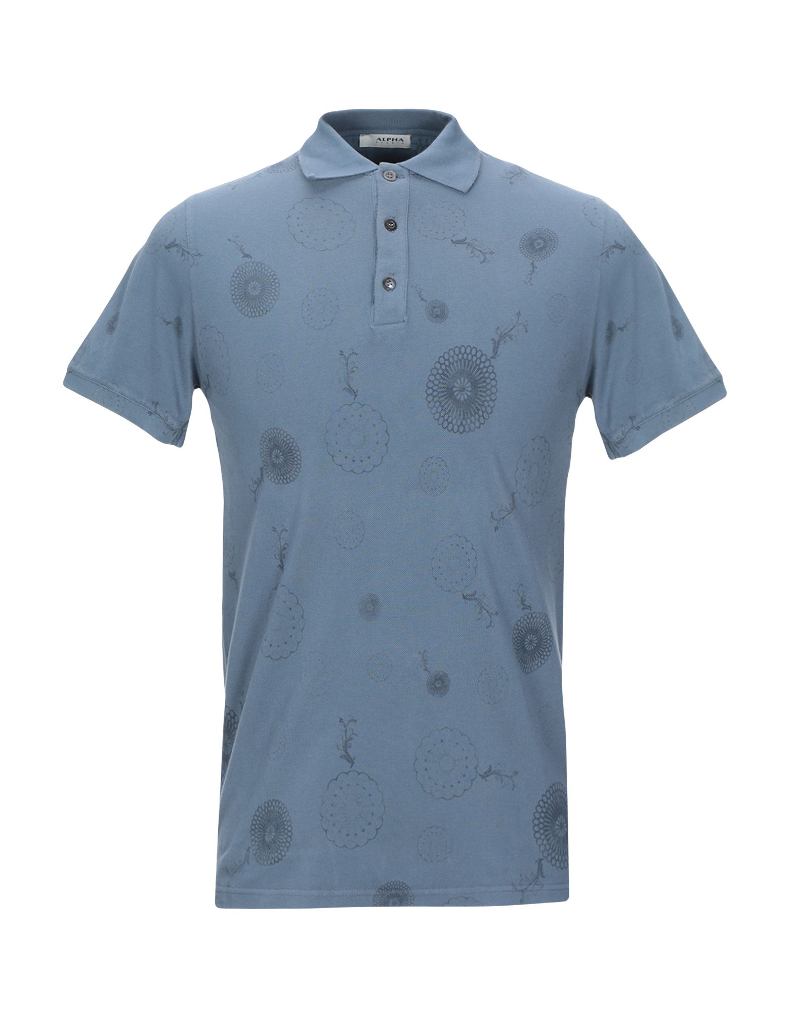 ALPHA STUDIO Poloshirt Herren Taubenblau von ALPHA STUDIO