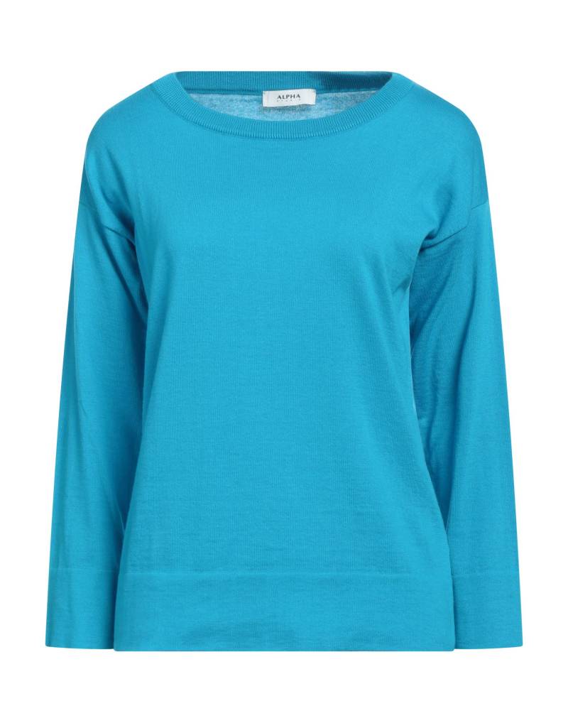ALPHA STUDIO Pullover Damen Azurblau von ALPHA STUDIO