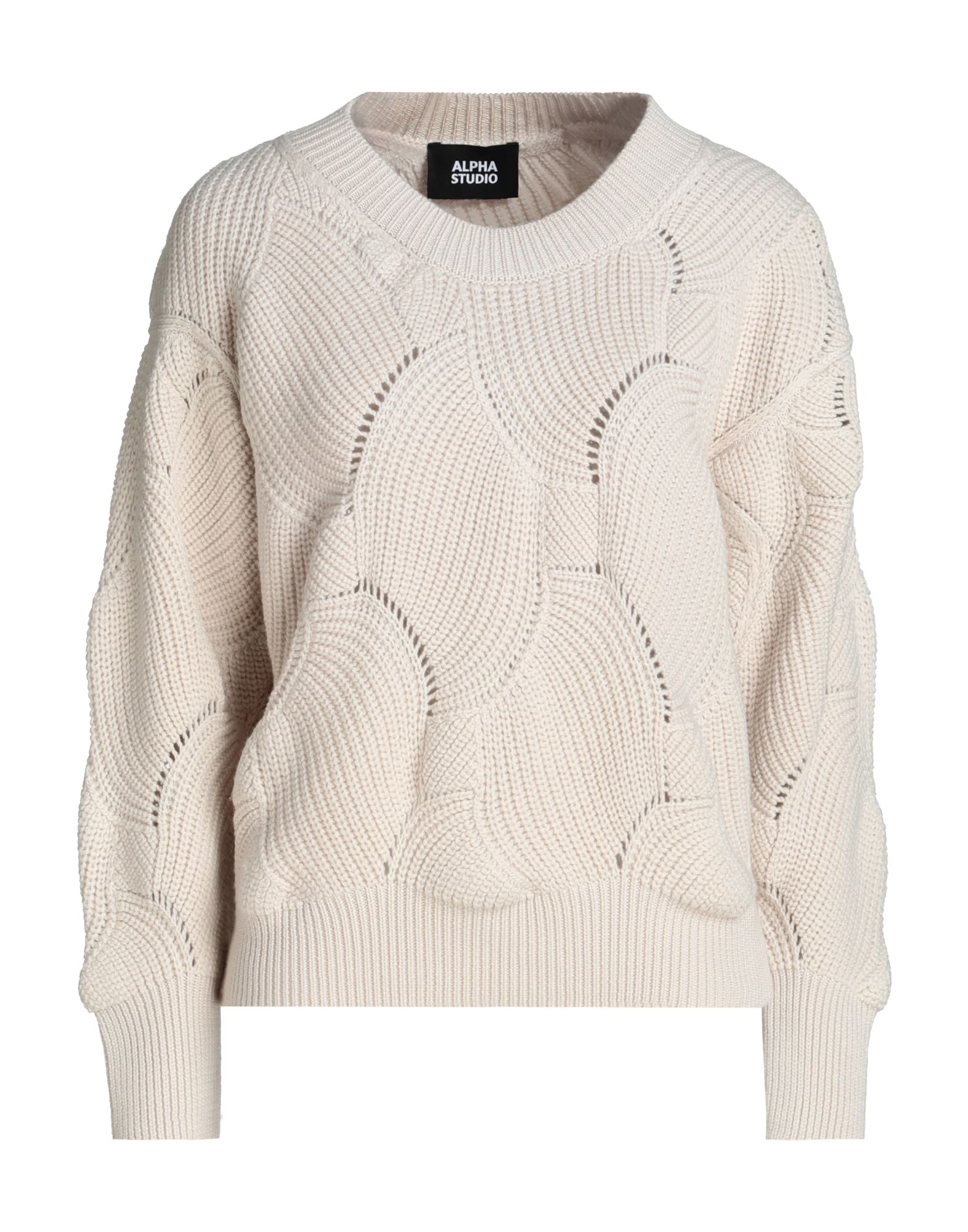 ALPHA STUDIO Pullover Damen Beige von ALPHA STUDIO