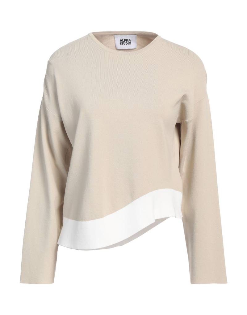 ALPHA STUDIO Pullover Damen Beige von ALPHA STUDIO