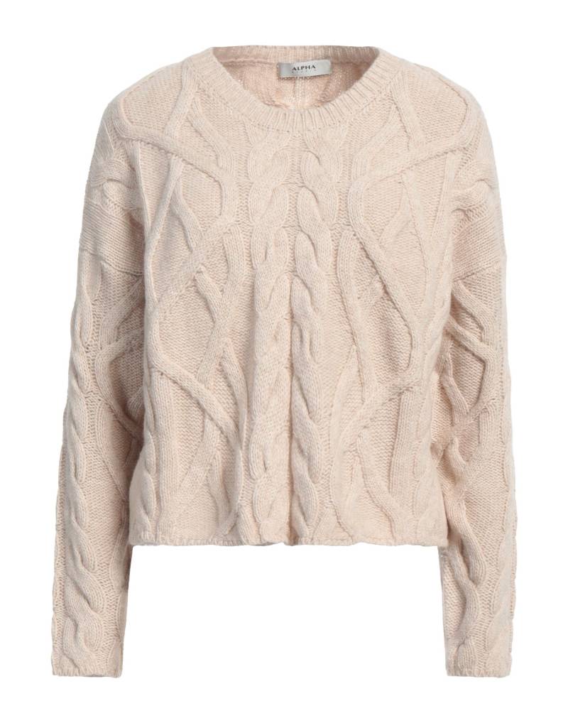 ALPHA STUDIO Pullover Damen Beige von ALPHA STUDIO