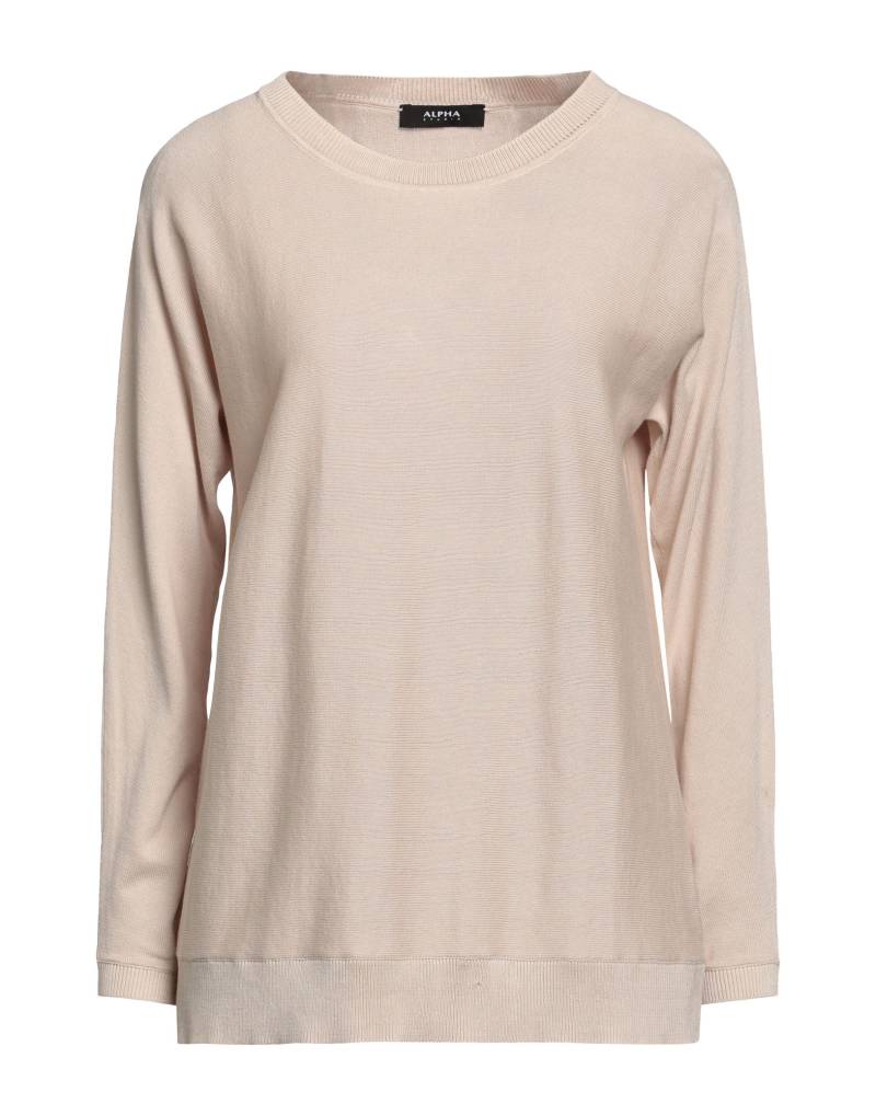 ALPHA STUDIO Pullover Damen Beige von ALPHA STUDIO