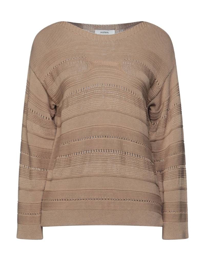 ALPHA STUDIO Pullover Damen Beige von ALPHA STUDIO