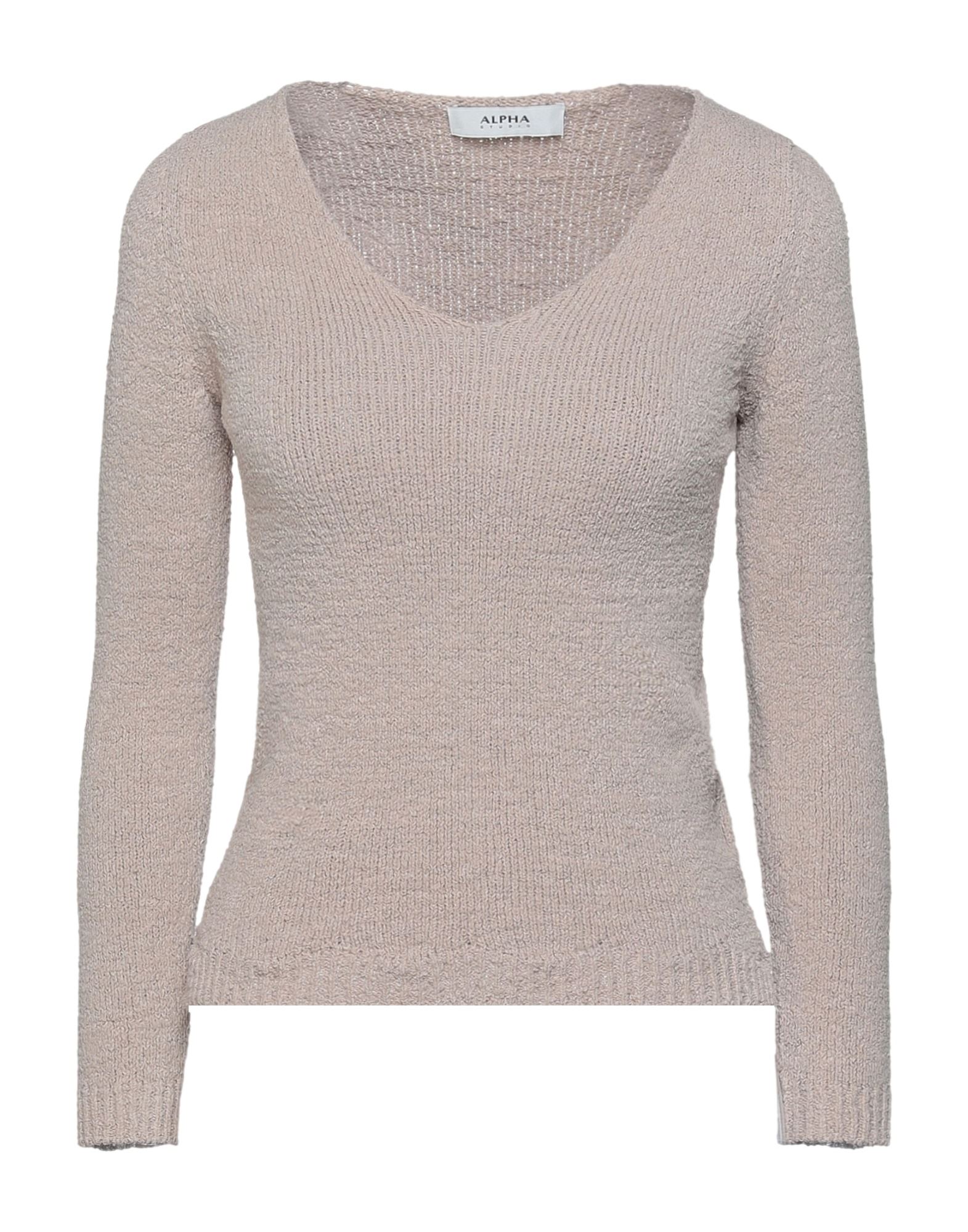 ALPHA STUDIO Pullover Damen Beige von ALPHA STUDIO