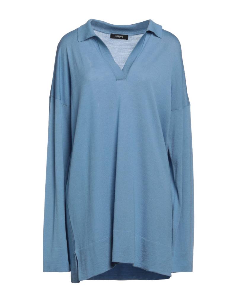 ALPHA STUDIO Pullover Damen Blaugrau von ALPHA STUDIO