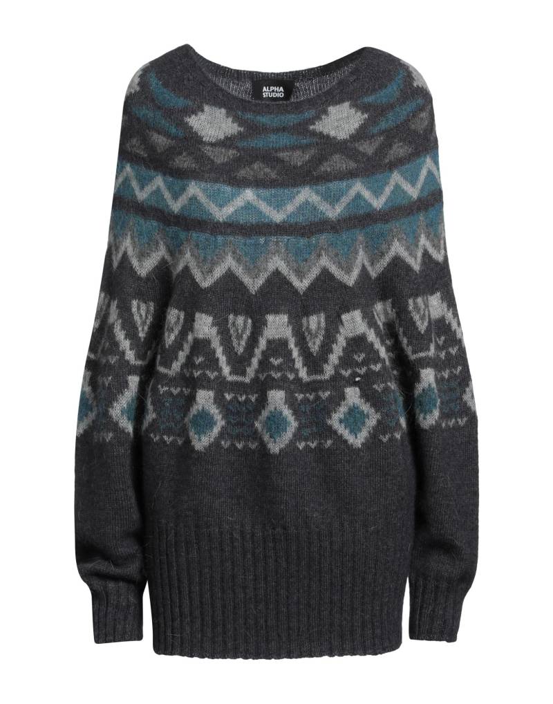 ALPHA STUDIO Pullover Damen Blei von ALPHA STUDIO