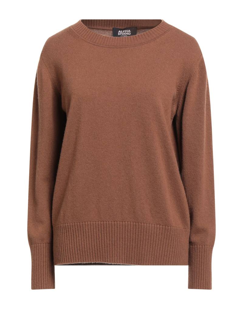 ALPHA STUDIO Pullover Damen Braun von ALPHA STUDIO