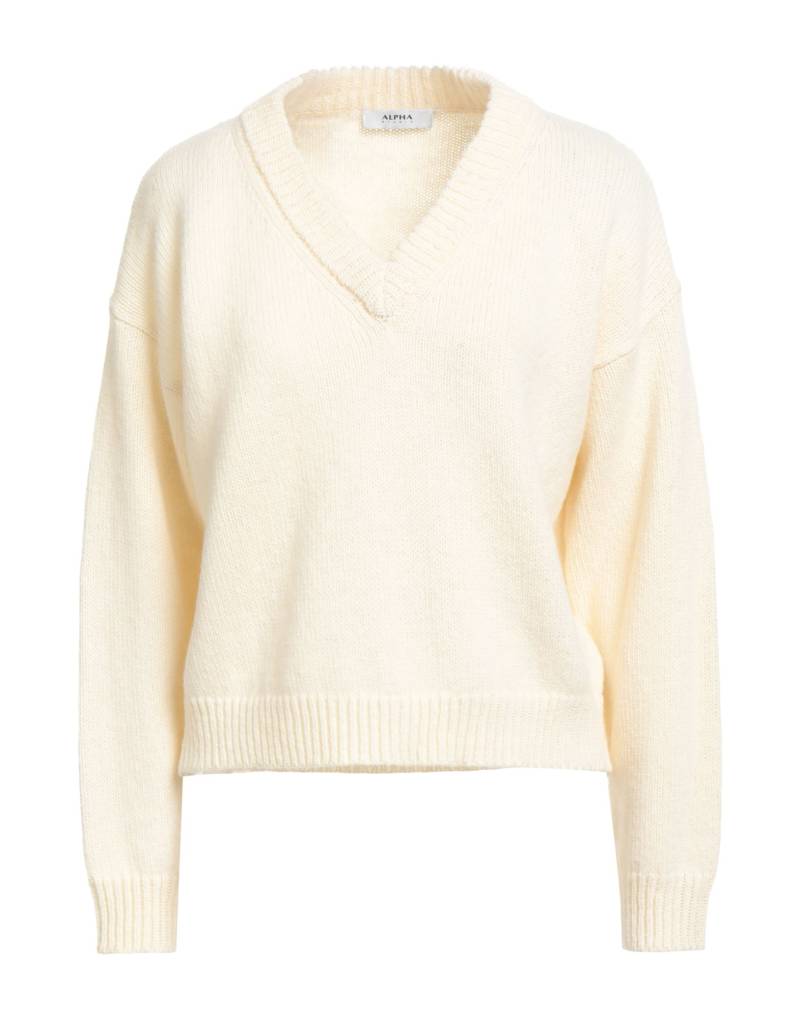 ALPHA STUDIO Pullover Damen Cremeweiß von ALPHA STUDIO