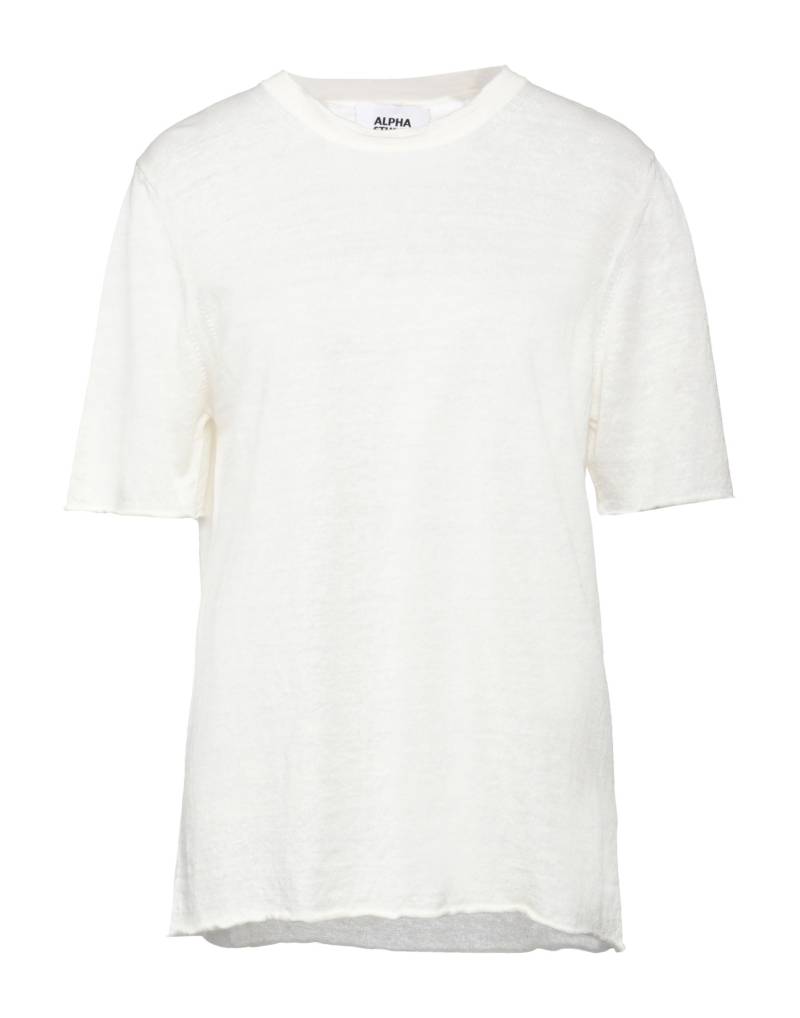 ALPHA STUDIO Pullover Damen Cremeweiß von ALPHA STUDIO