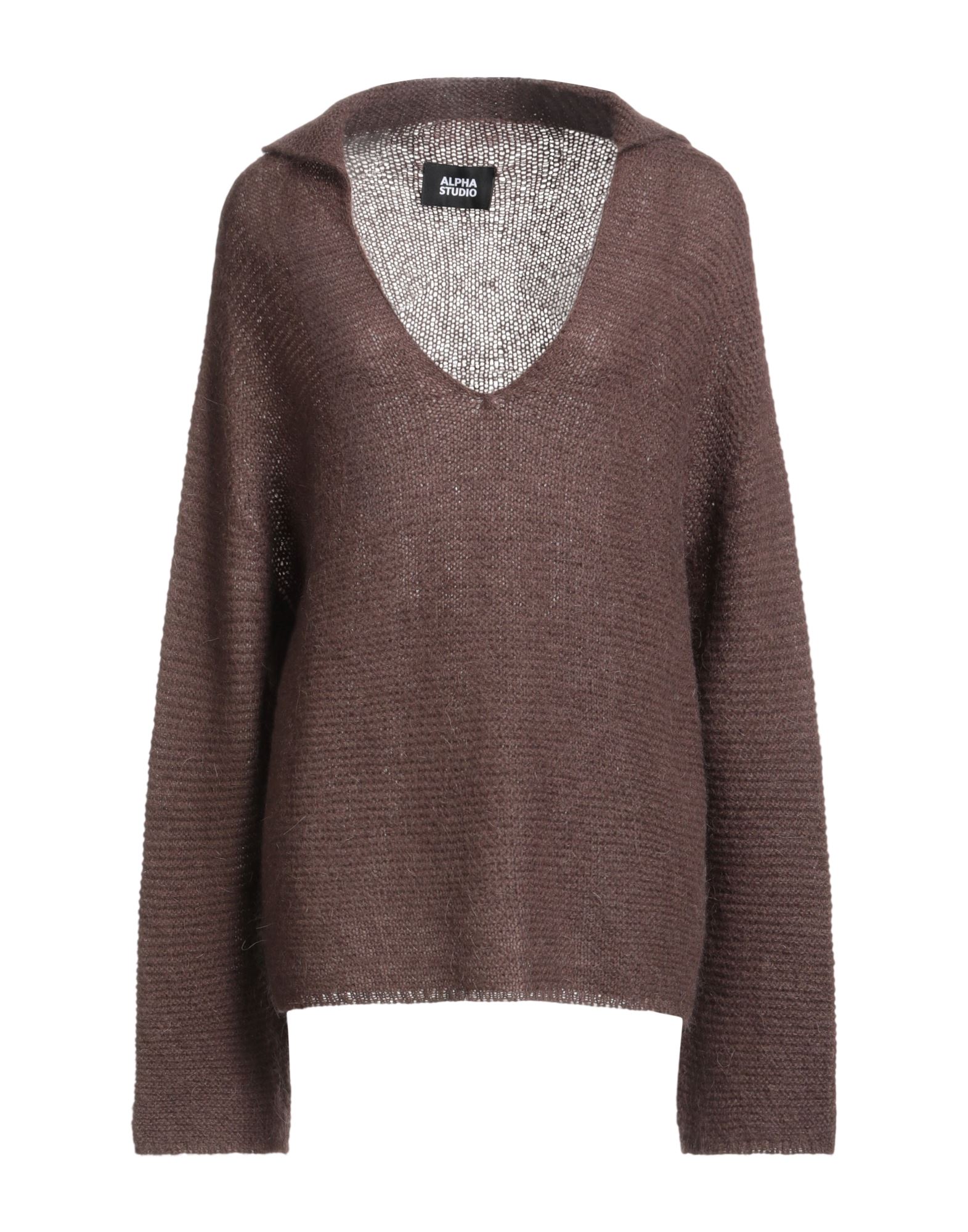 ALPHA STUDIO Pullover Damen Dunkelbraun von ALPHA STUDIO