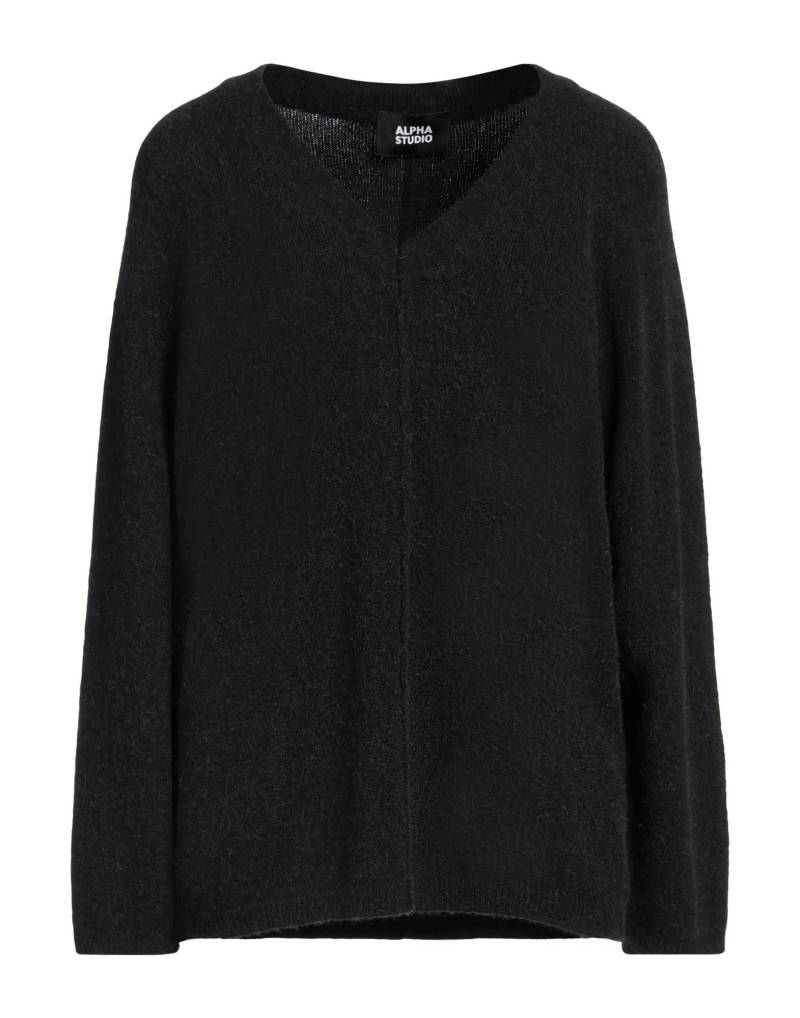 ALPHA STUDIO Pullover Damen Braungrau von ALPHA STUDIO