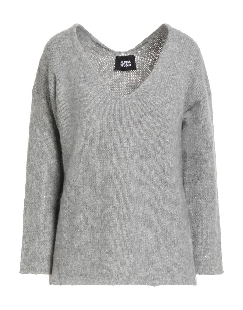 ALPHA STUDIO Pullover Damen Grau von ALPHA STUDIO