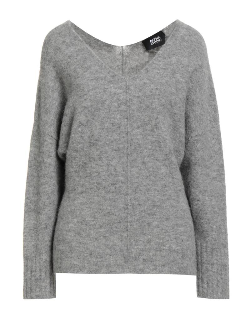 ALPHA STUDIO Pullover Damen Grau von ALPHA STUDIO