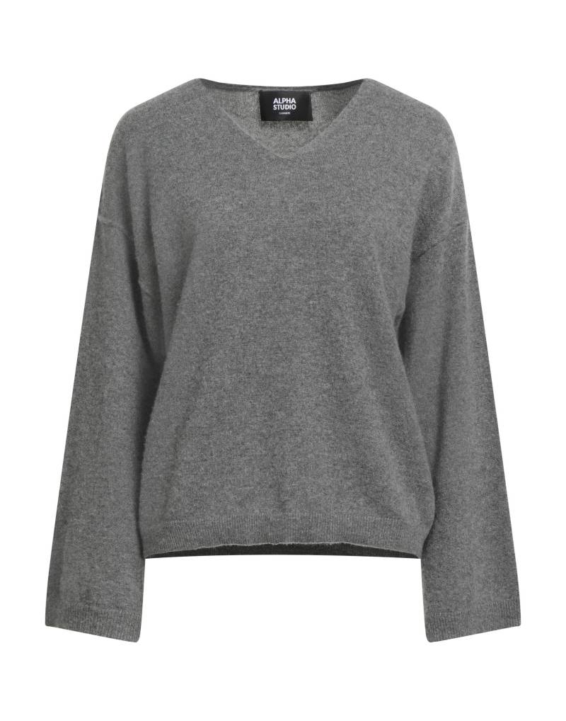 ALPHA STUDIO Pullover Damen Grau von ALPHA STUDIO