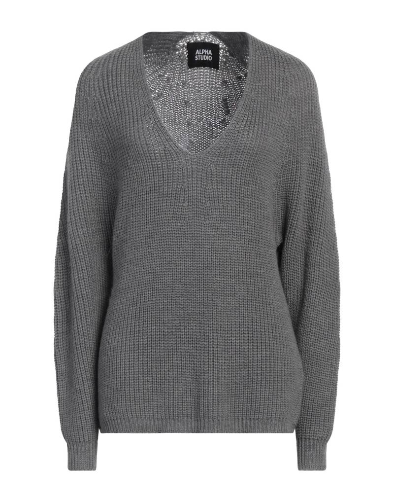 ALPHA STUDIO Pullover Damen Grau von ALPHA STUDIO