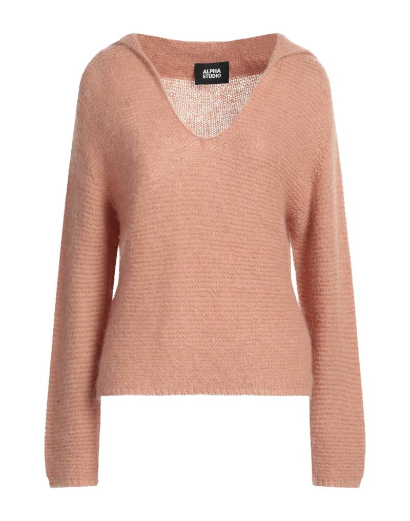 ALPHA STUDIO Pullover Damen Hellbraun von ALPHA STUDIO