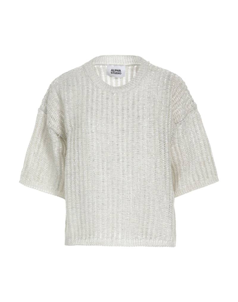 ALPHA STUDIO Pullover Damen Hellgrau von ALPHA STUDIO