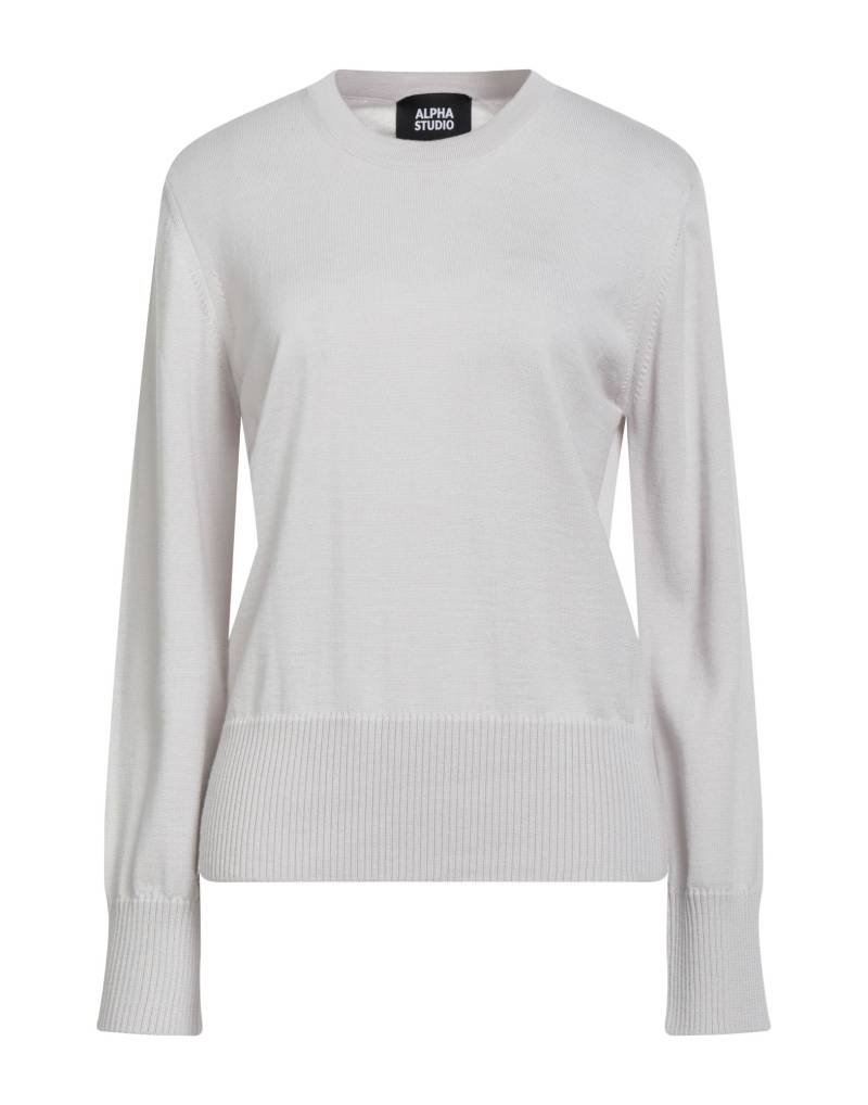 ALPHA STUDIO Pullover Damen Hellgrau von ALPHA STUDIO