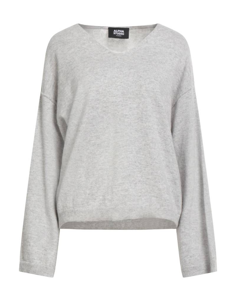 ALPHA STUDIO Pullover Damen Hellgrau von ALPHA STUDIO