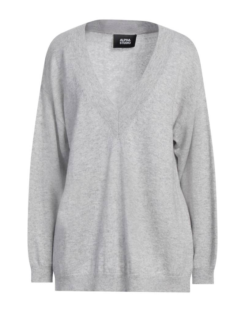 ALPHA STUDIO Pullover Damen Hellgrau von ALPHA STUDIO