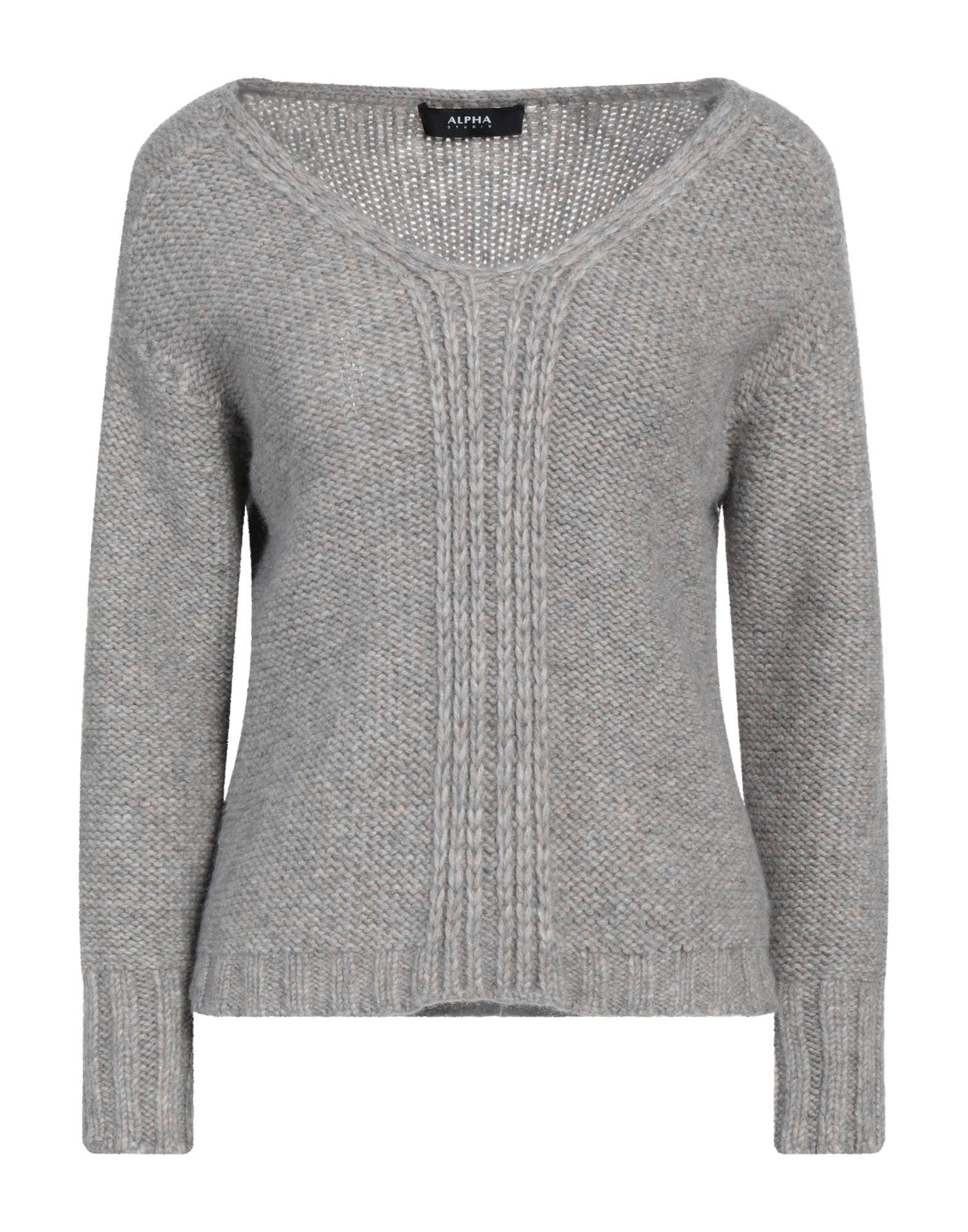 ALPHA STUDIO Pullover Damen Hellgrau ALPHA STUDIO Pullover Damen Hellgrau von ALPHA STUDIO