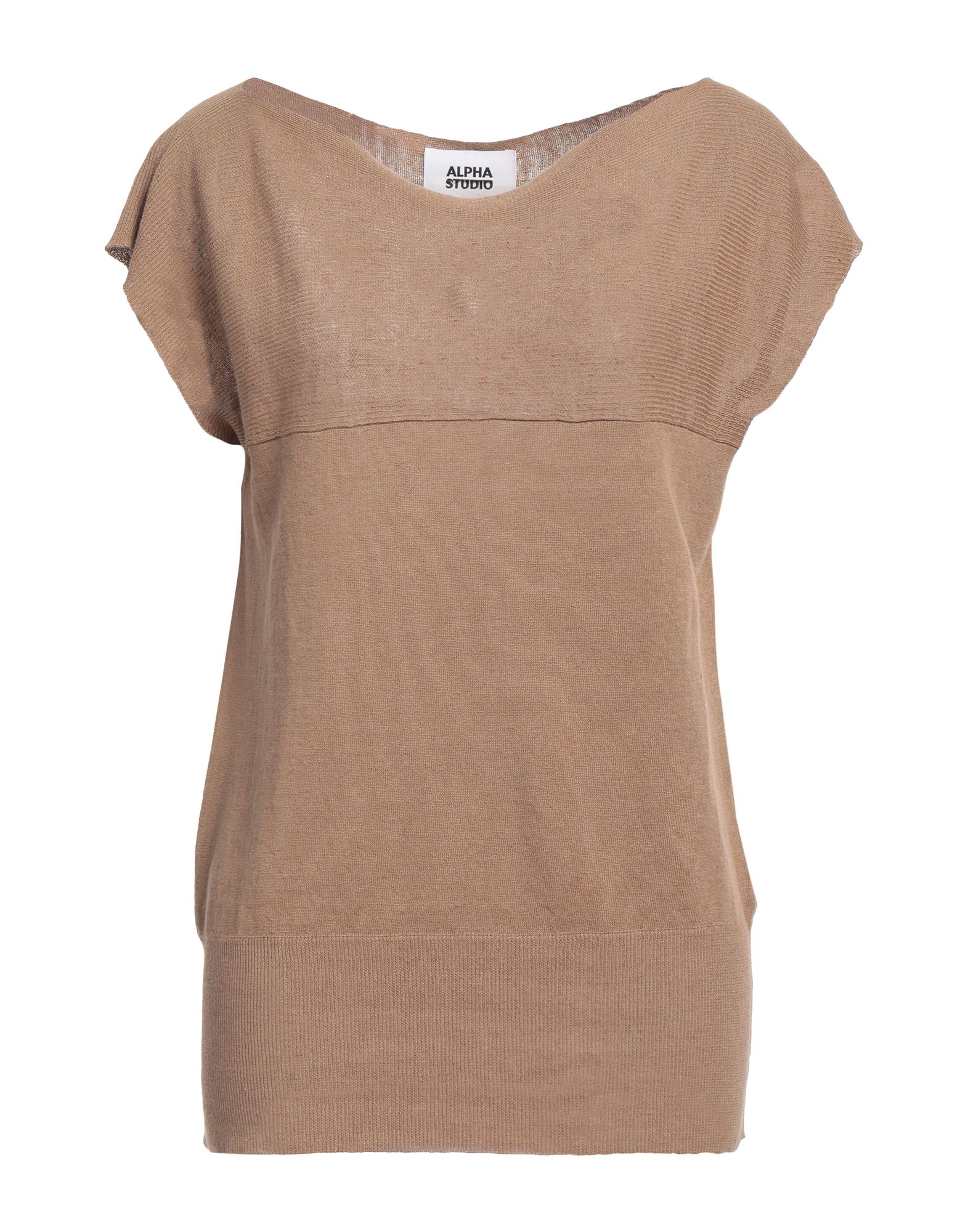 ALPHA STUDIO Pullover Damen Kamel von ALPHA STUDIO