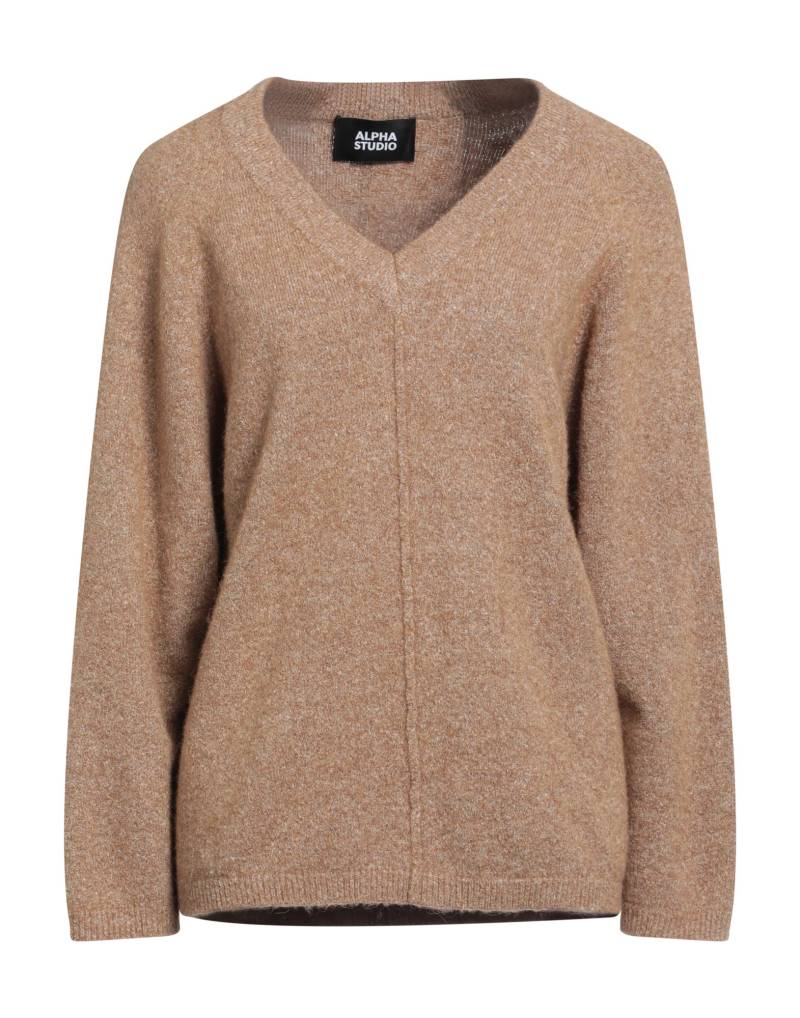 ALPHA STUDIO Pullover Damen Kamel von ALPHA STUDIO