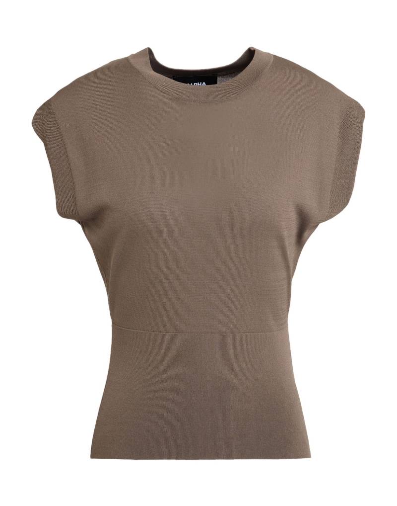 ALPHA STUDIO Pullover Damen Khaki von ALPHA STUDIO