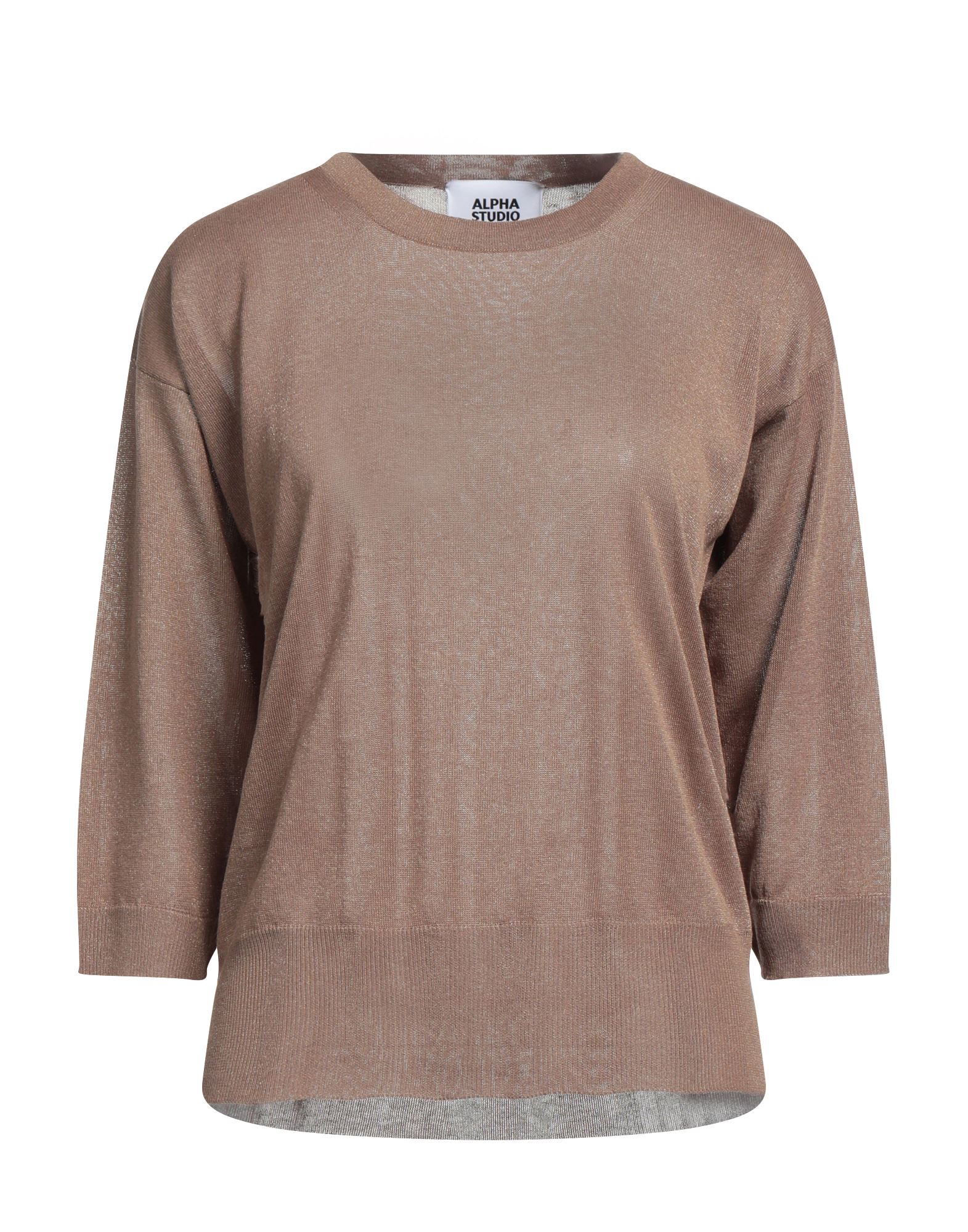 ALPHA STUDIO Pullover Damen Khaki von ALPHA STUDIO