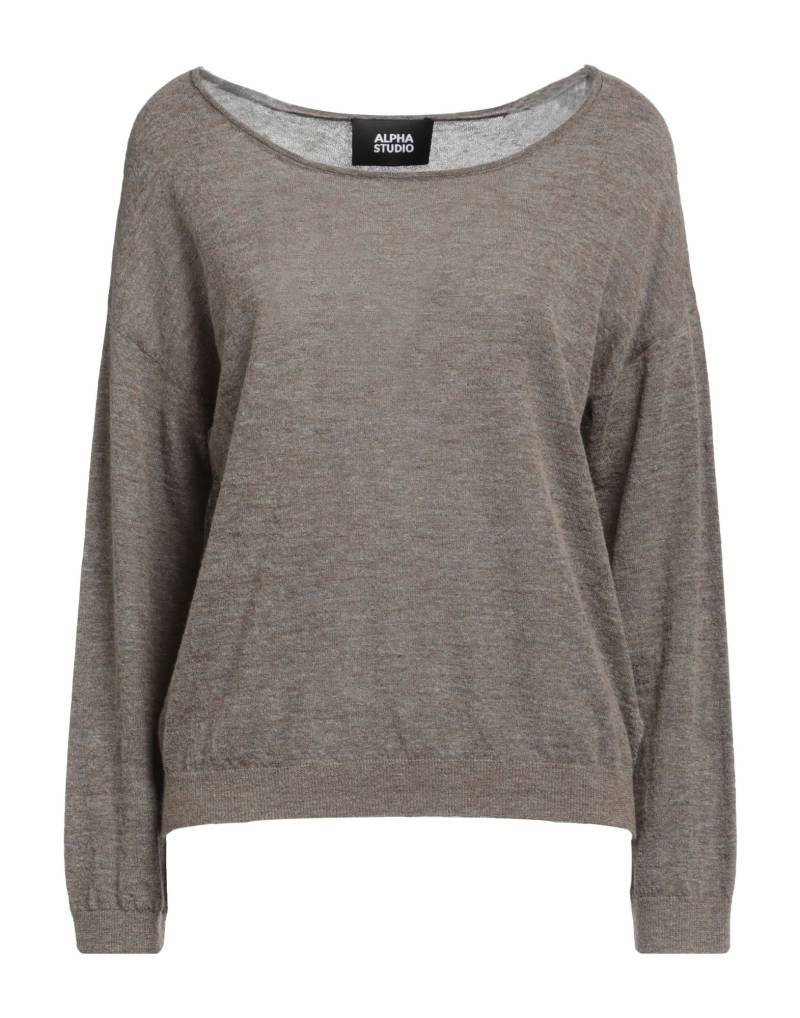 ALPHA STUDIO Pullover Damen Khaki von ALPHA STUDIO